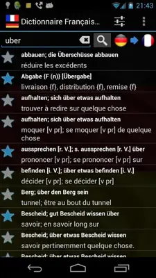 French German Dictionary FREE android App screenshot 2